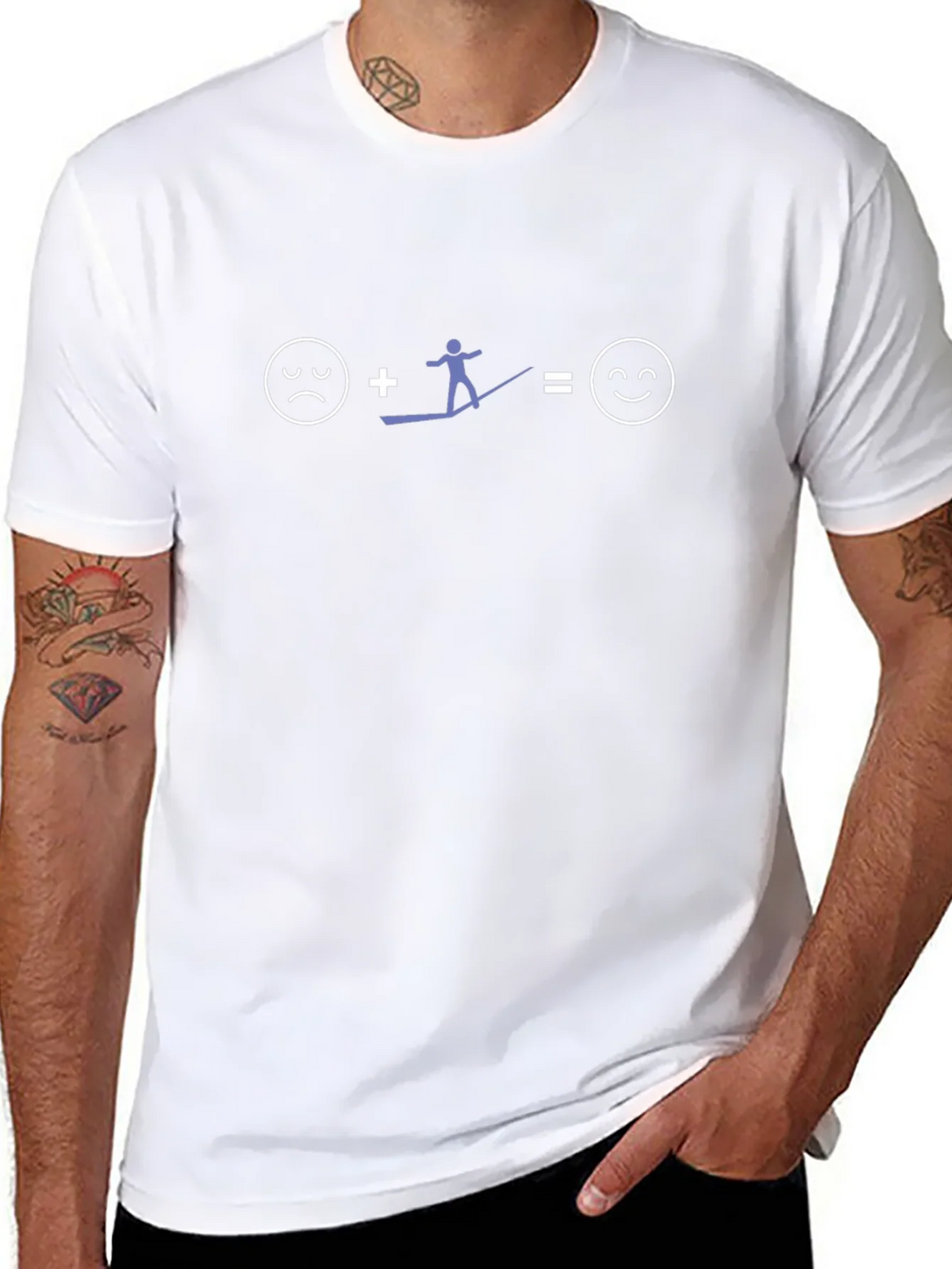 Slackline Equals Happiness T-Shirt product image 7
