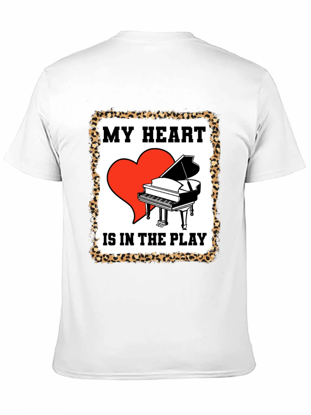 Piano Heart T-Shirt - Music Lover Tee product image 4