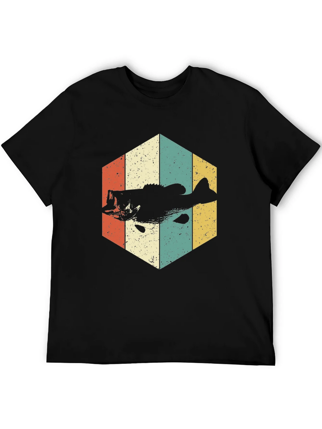 Retro Bass Fishing T-Shirt - Vintage Style Angler Tee product image 2