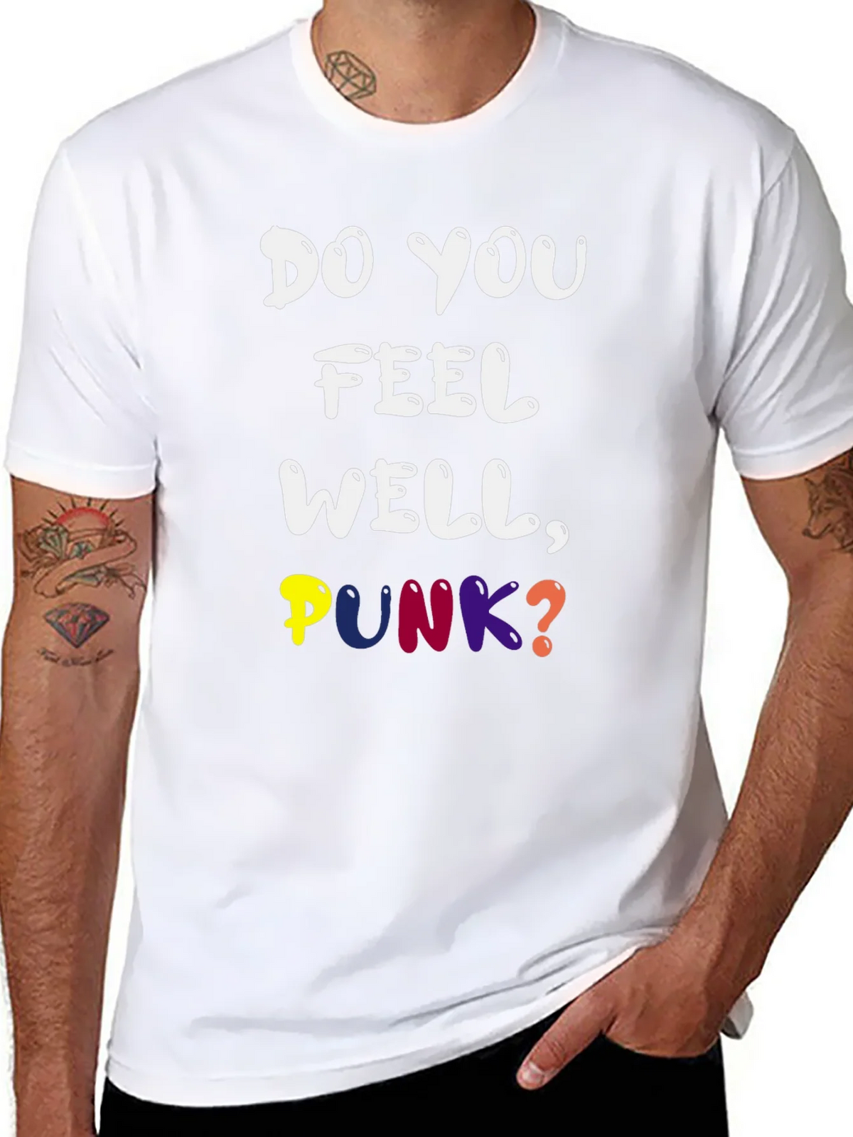 Do You Feel Well Punk? Graphic Tee product image 7
