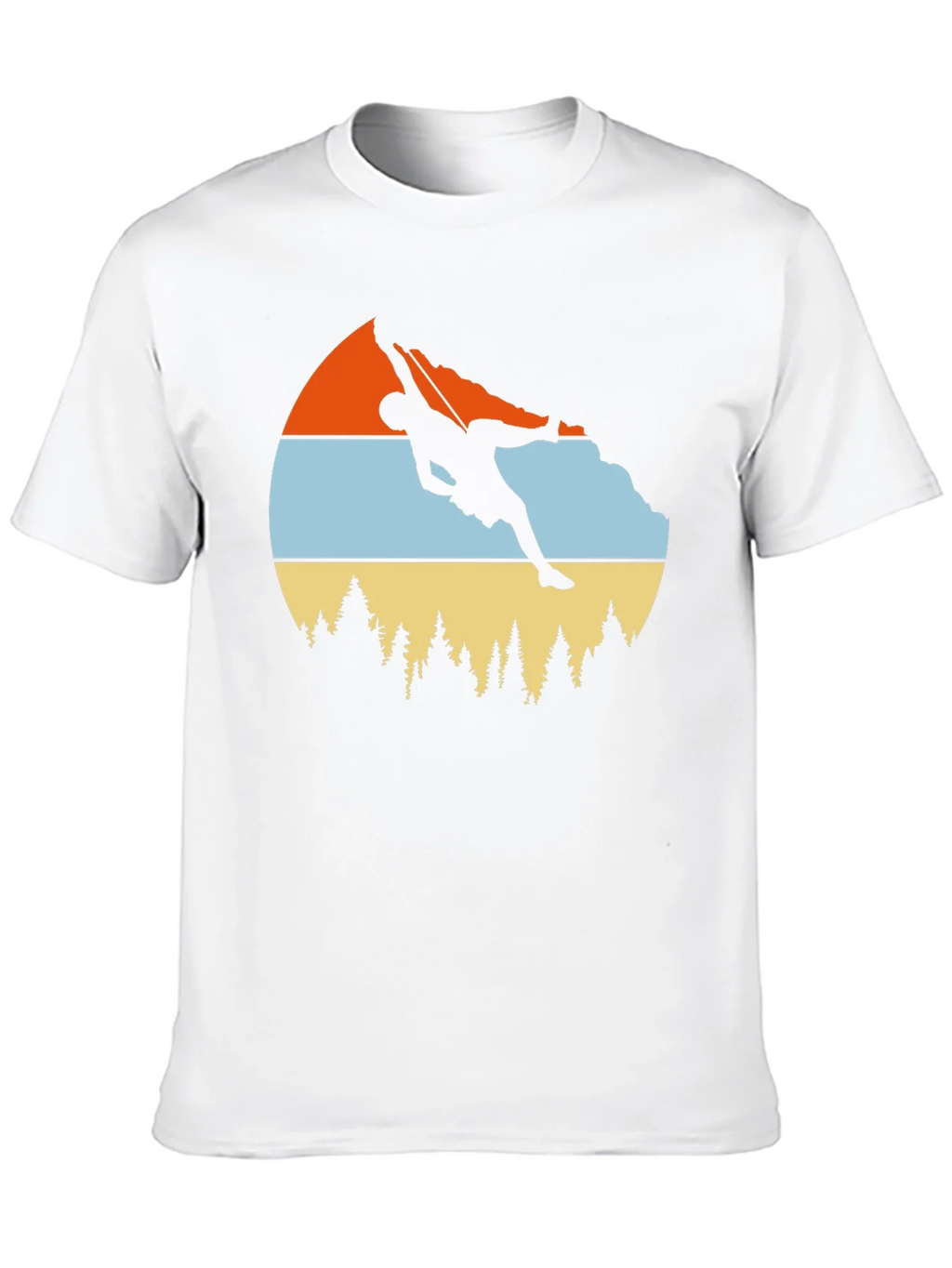Climbing Graphic Tee - Retro Mountain Design product image 9