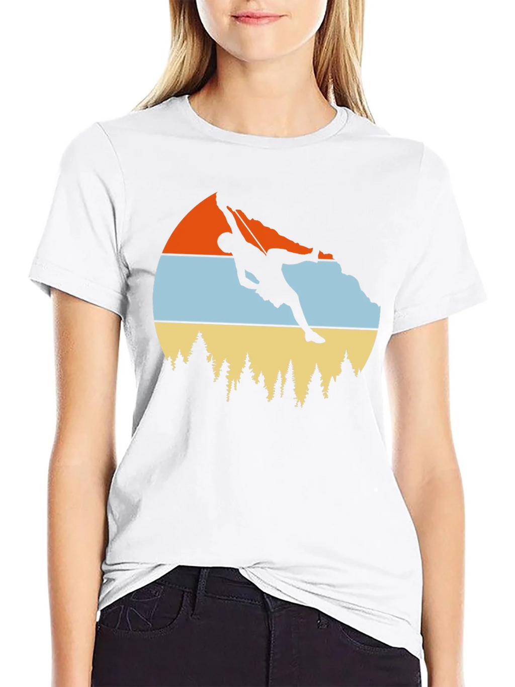 Climbing Graphic Tee - Retro Mountain Design product image 8