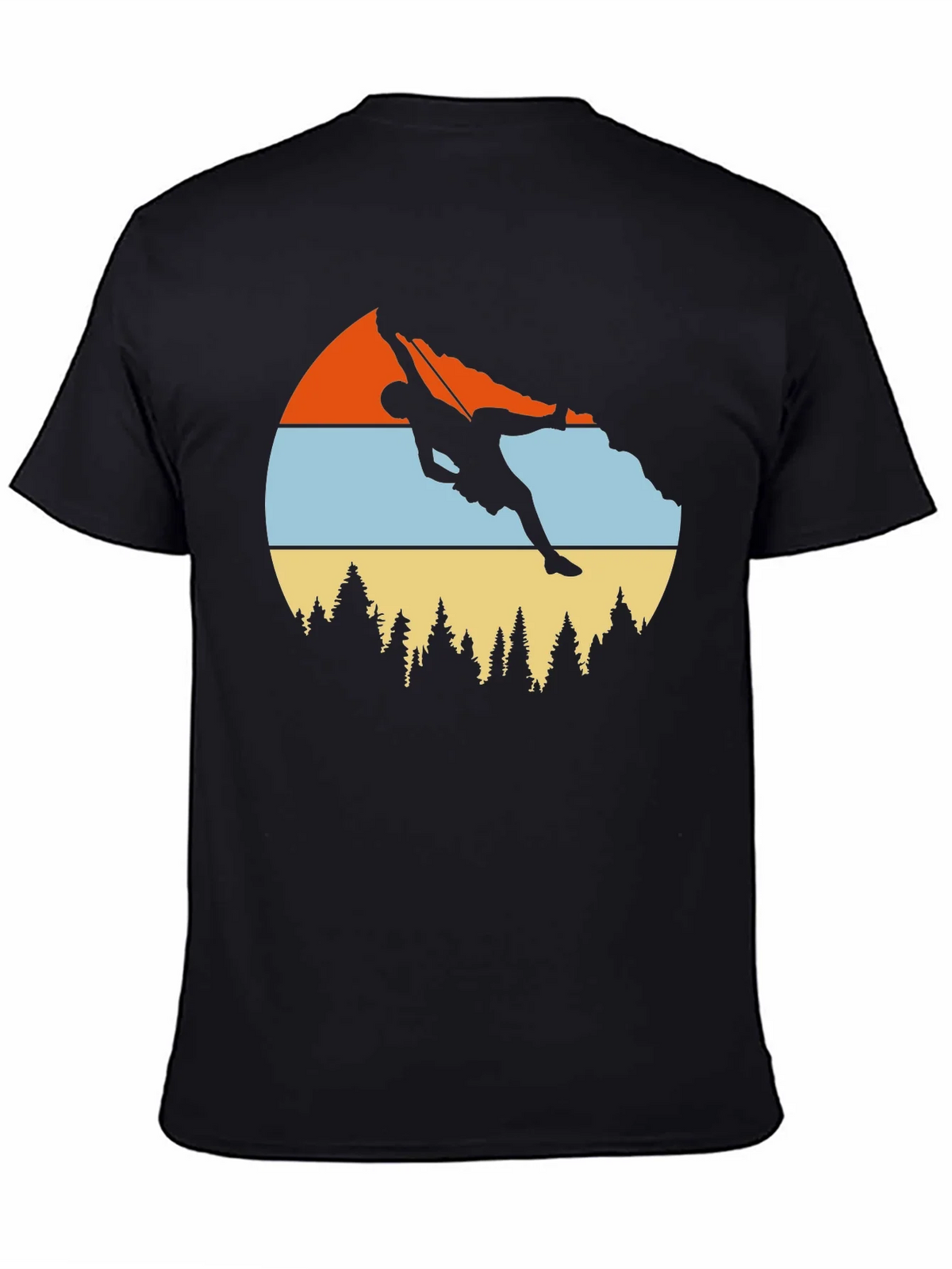 Climbing Graphic Tee - Retro Mountain Design product image 4