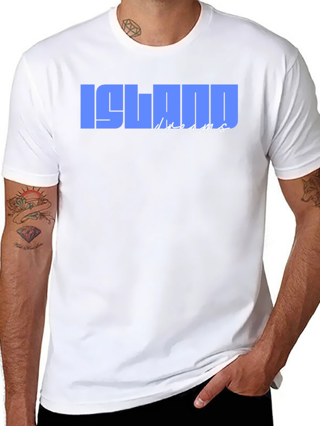 Island Dreams Graphic Print Mens T-Shirt product image 7