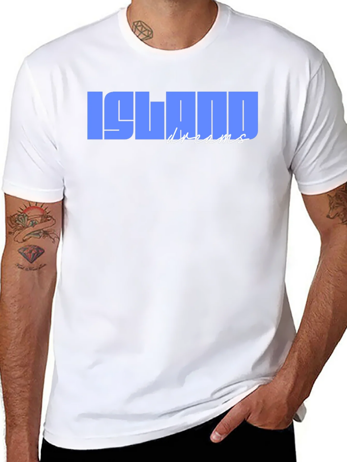 Island Dreams Graphic Print Mens T-Shirt product image 7