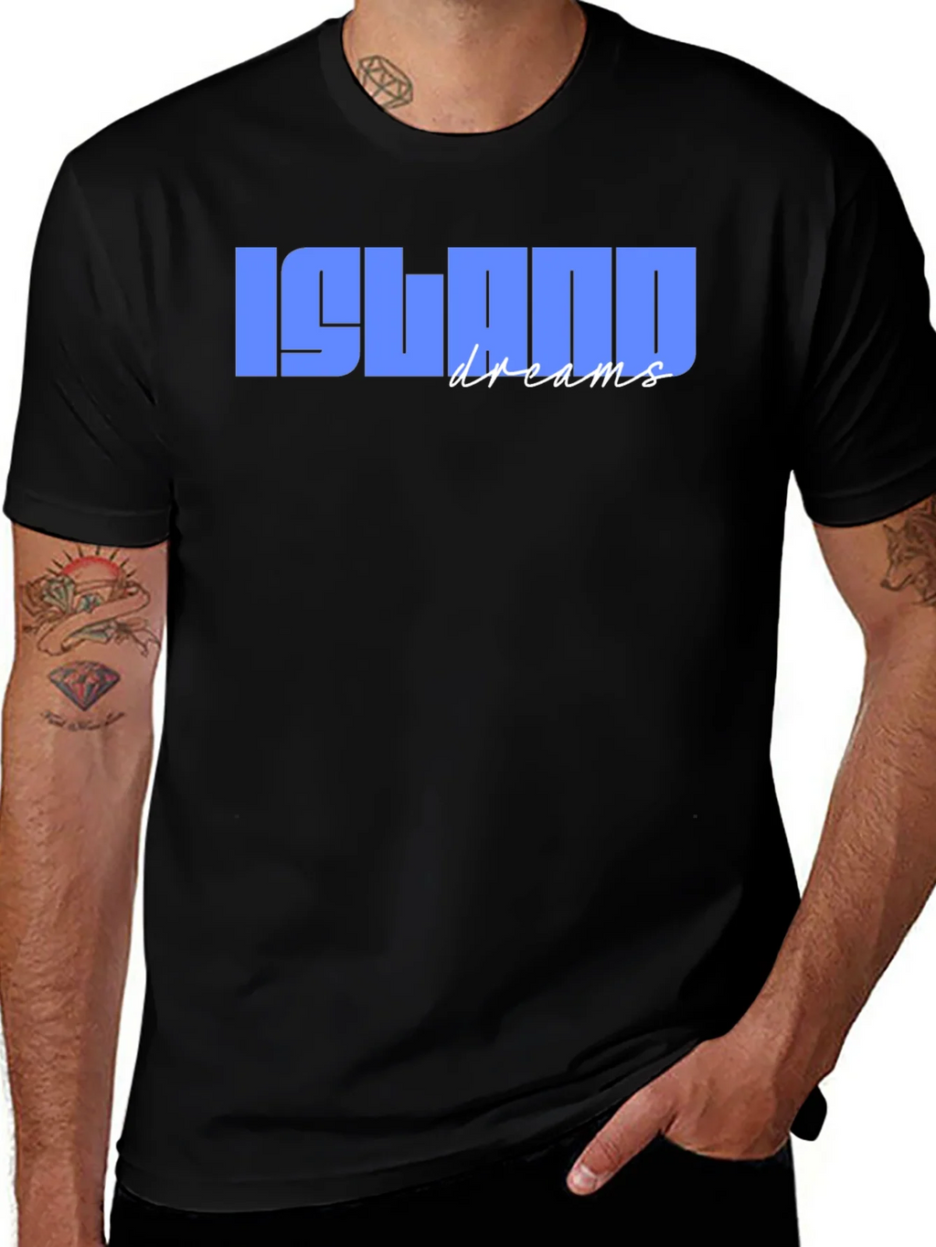 Island Dreams Graphic Print Mens T-Shirt product image 1