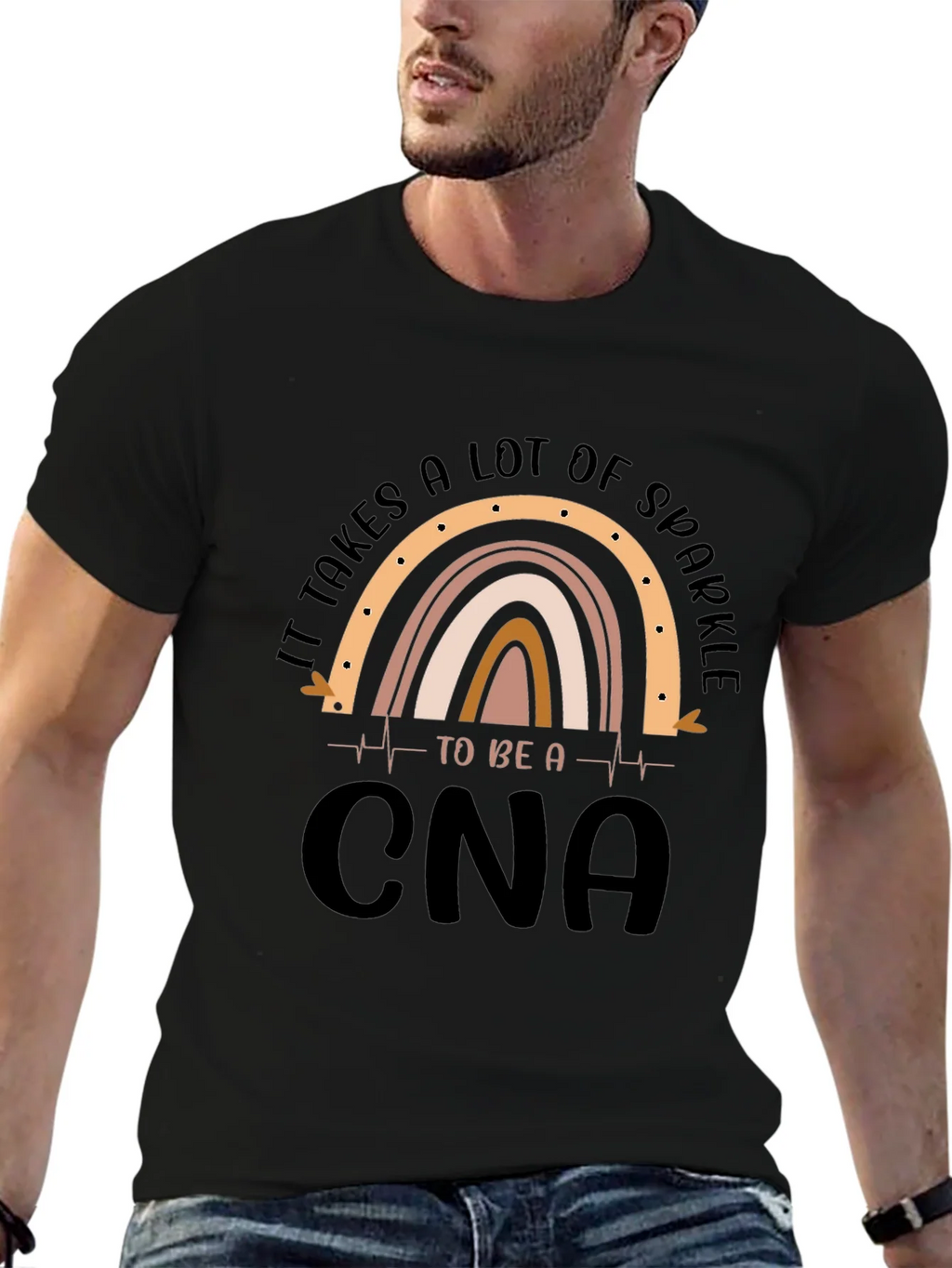 Sparkle CNA Graphic Tee - Certified Nursing Assistant product image 6