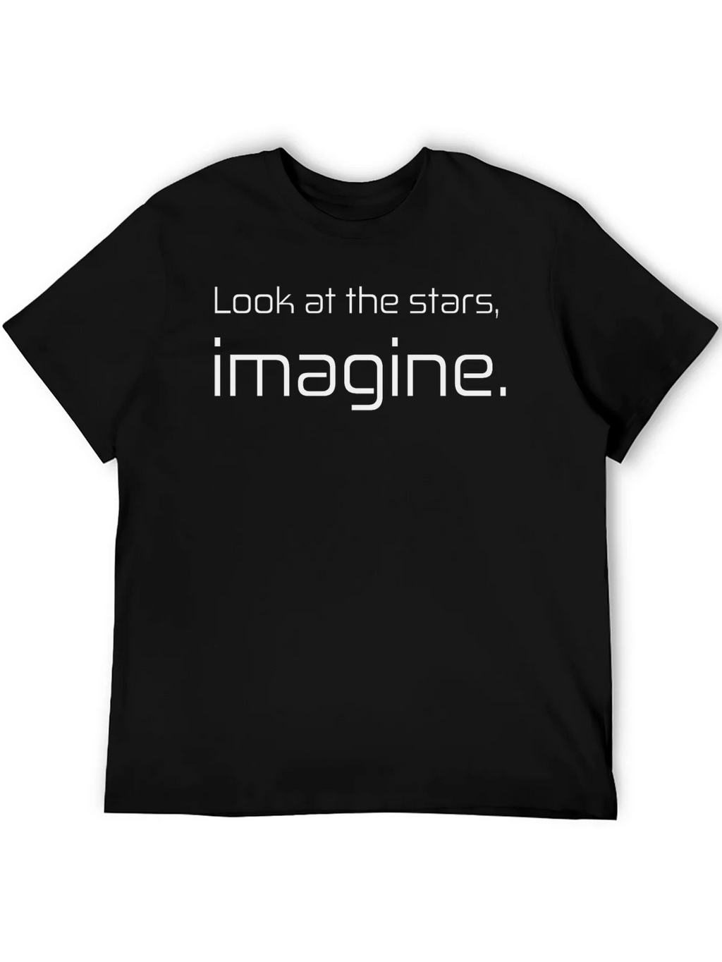 Imagine Stars Graphic Black T-Shirt product image 5