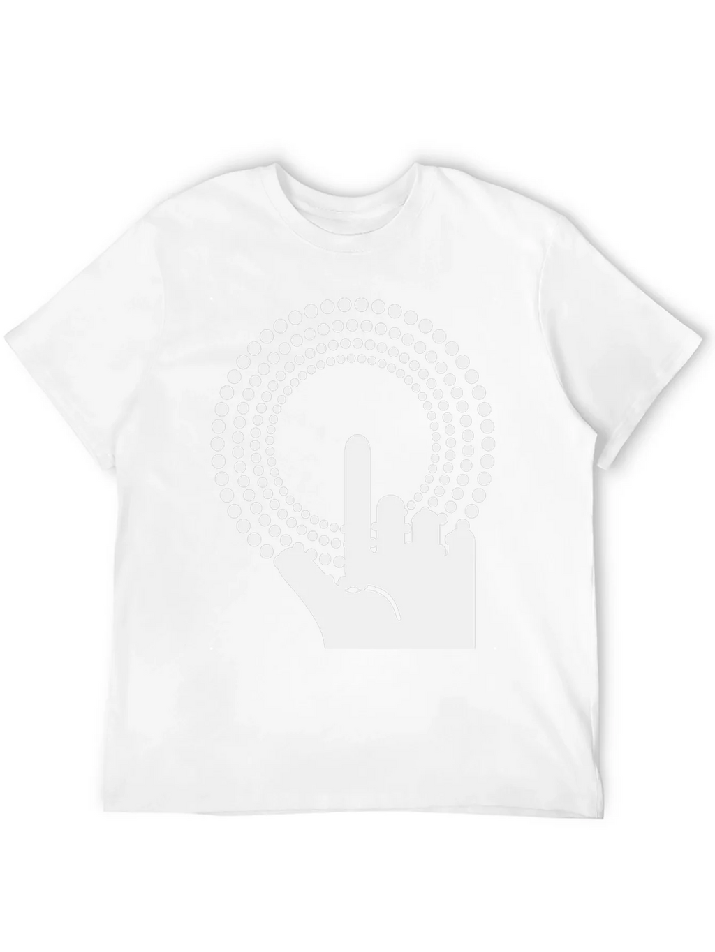 Middle Finger Hand Graphic Black T-Shirt product image 11
