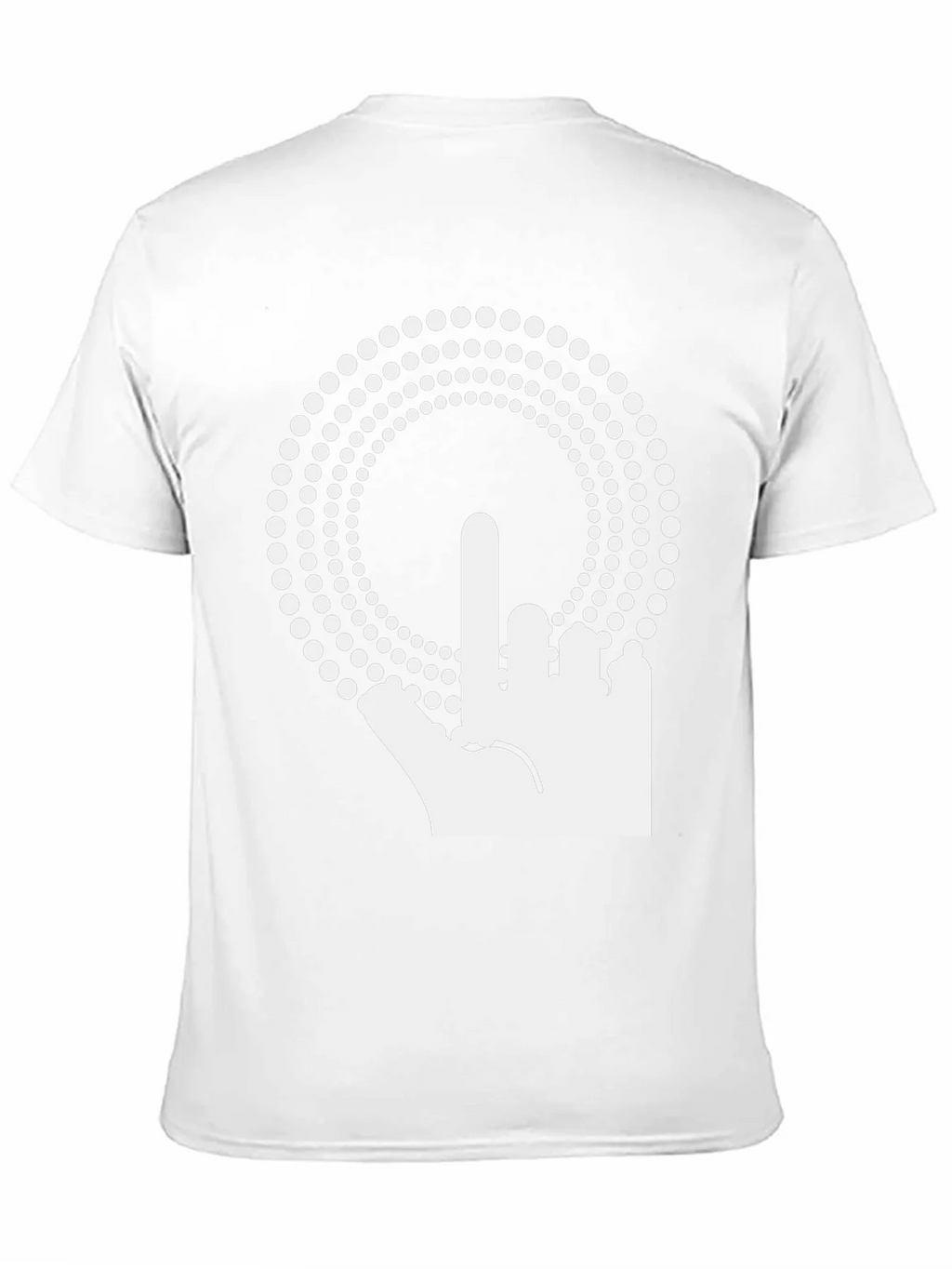 Middle Finger Hand Graphic Black T-Shirt product image 10