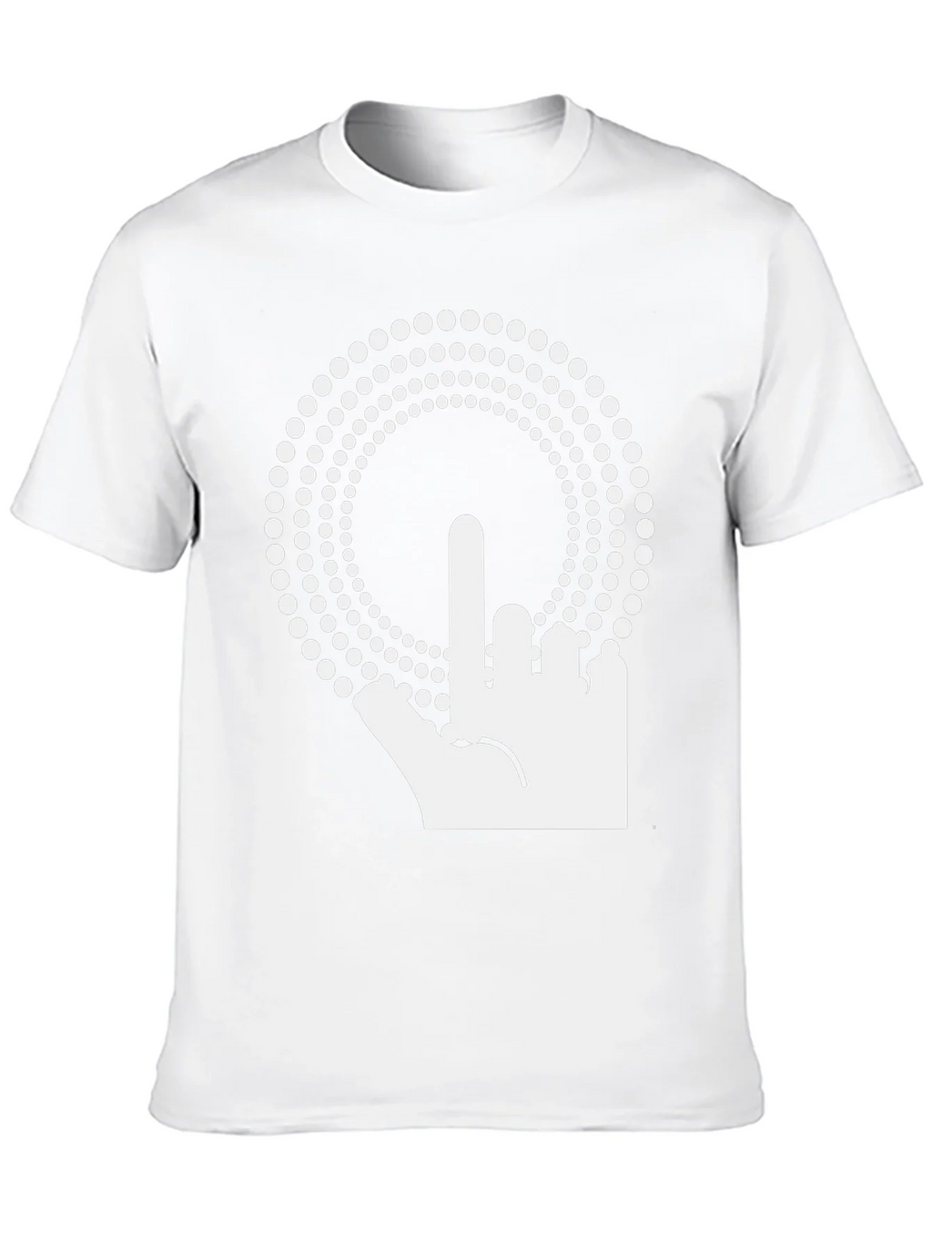 Middle Finger Hand Graphic Black T-Shirt product image 9