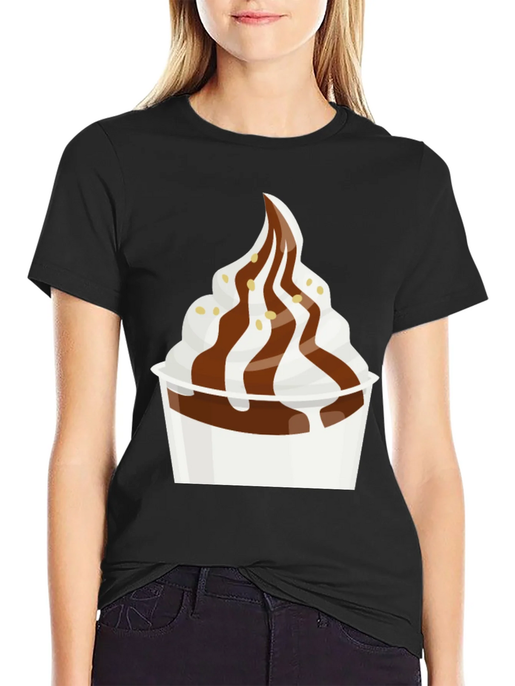 Dessert T-Shirt - Creamy Soft Serve Graphic Tee product image 2