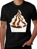Dessert T-Shirt - Creamy Soft Serve Graphic Tee product image 1