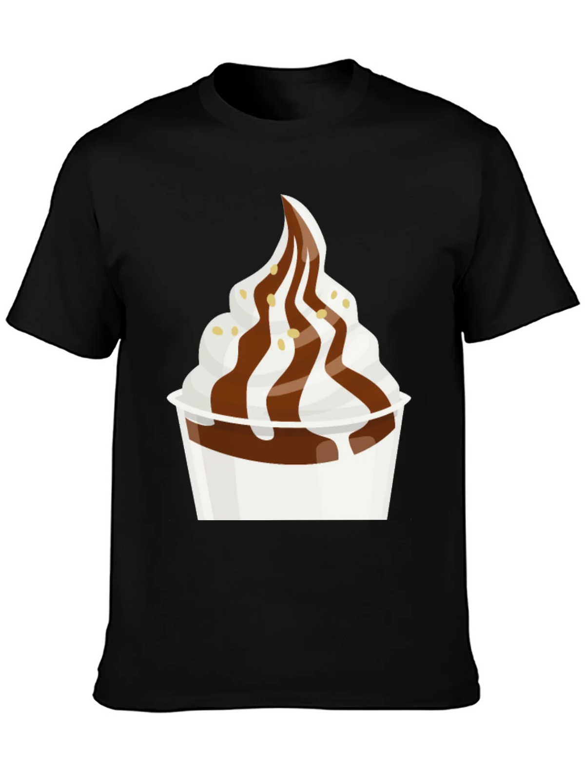 Dessert T-Shirt - Creamy Soft Serve Graphic Tee product image 3