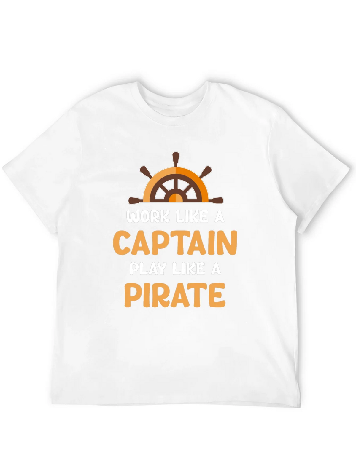 Work Like a Captain Play a Pirate Black T-Shirt product image 11