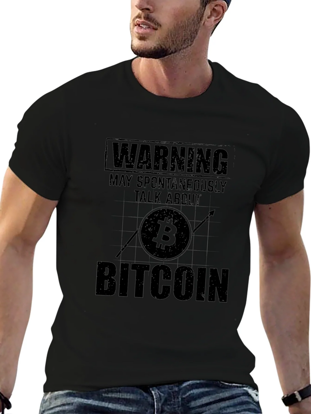 Bitcoin Warning T-Shirt - Crypto Currency Tee product image 6