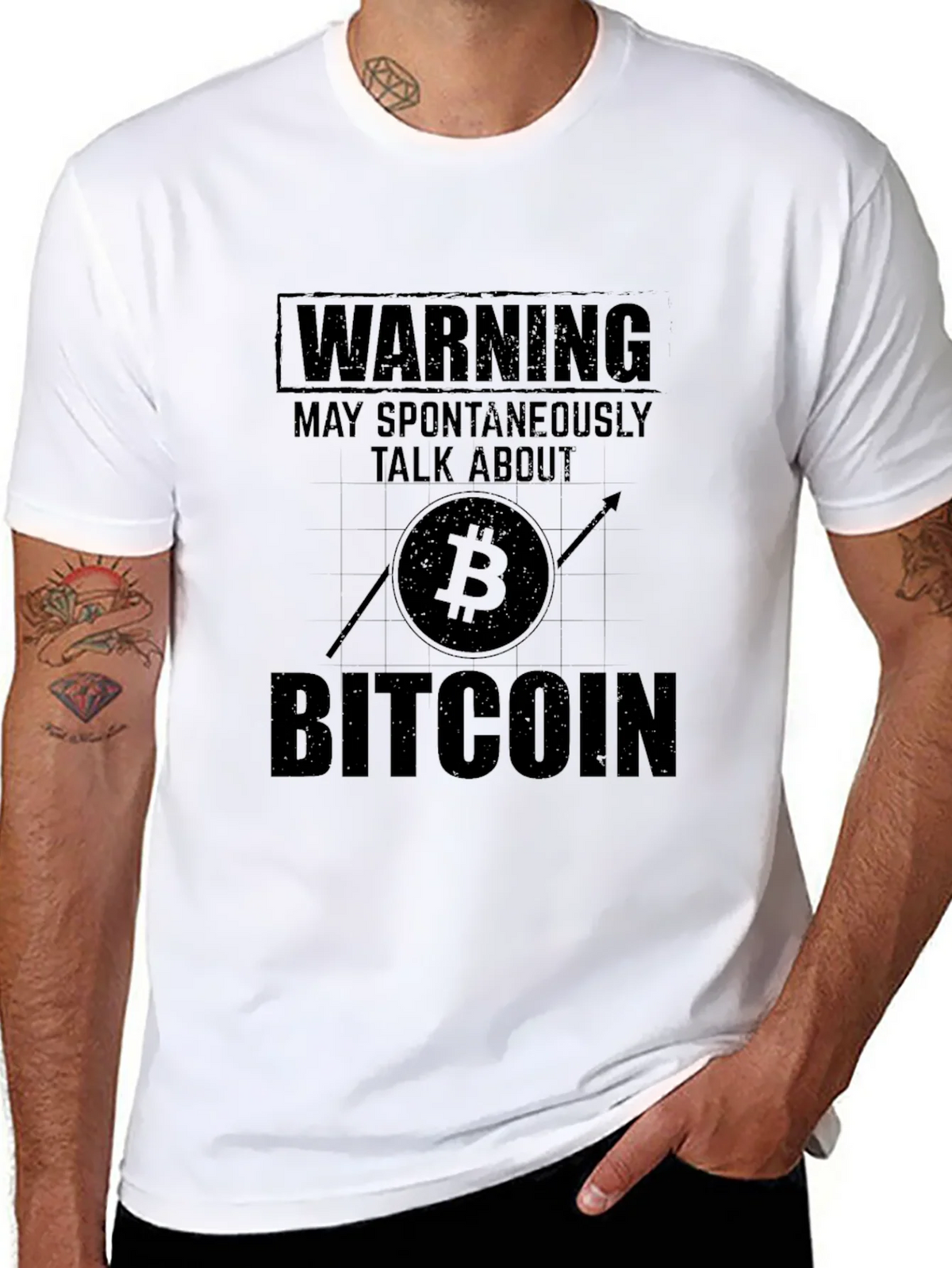 Bitcoin Warning T-Shirt - Crypto Currency Tee product image 7