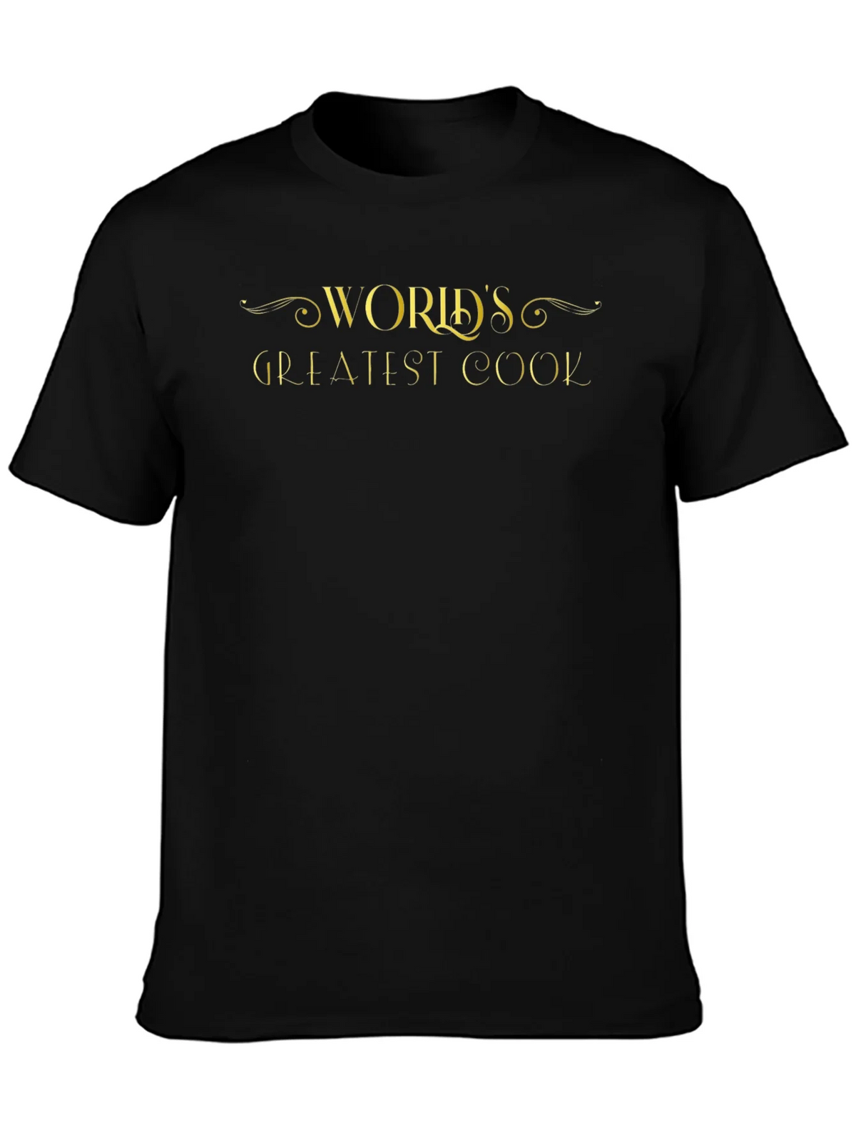 Worlds Greatest Cook Black T-Shirt product image 3