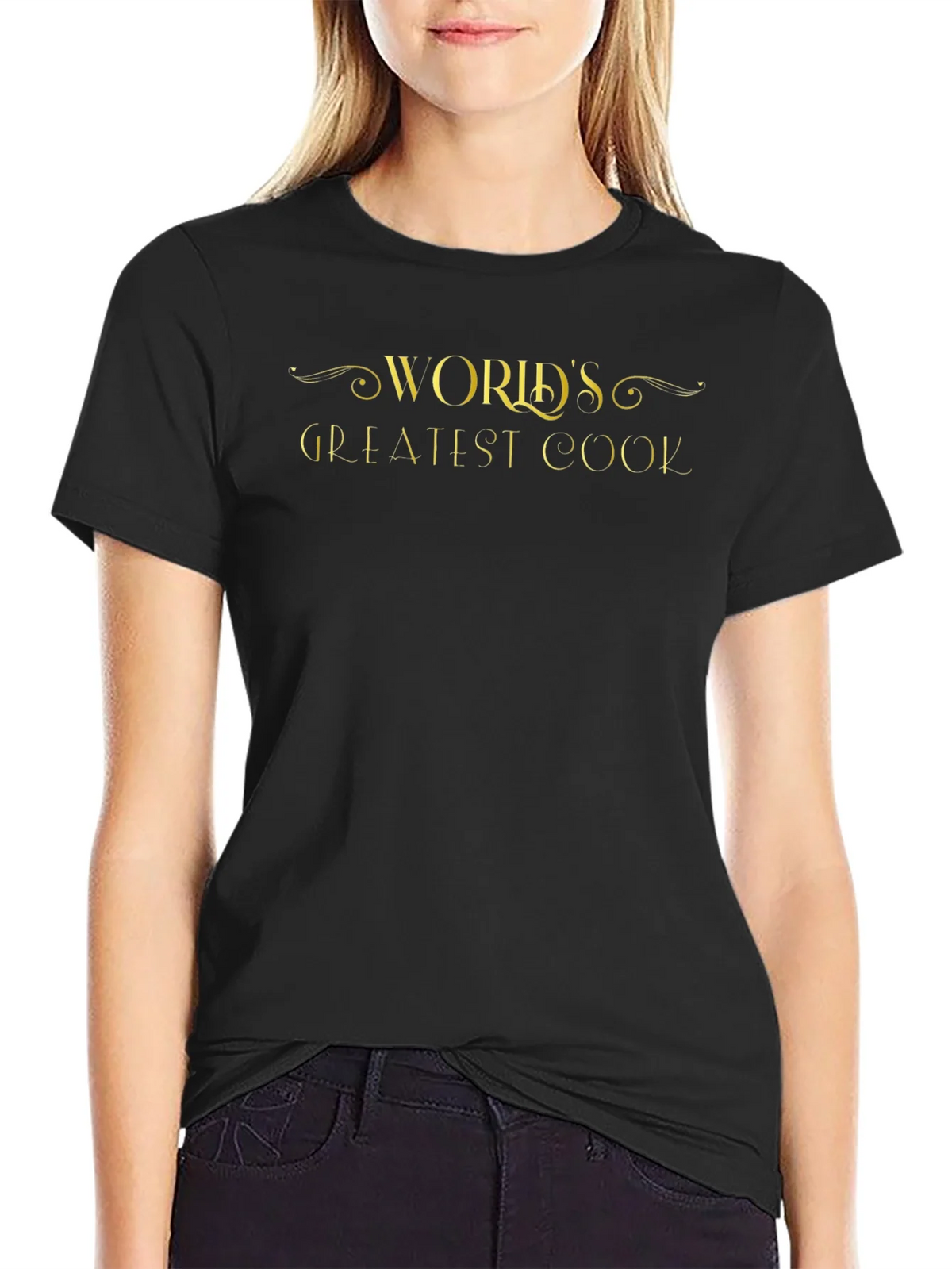 Worlds Greatest Cook Black T-Shirt product image 2