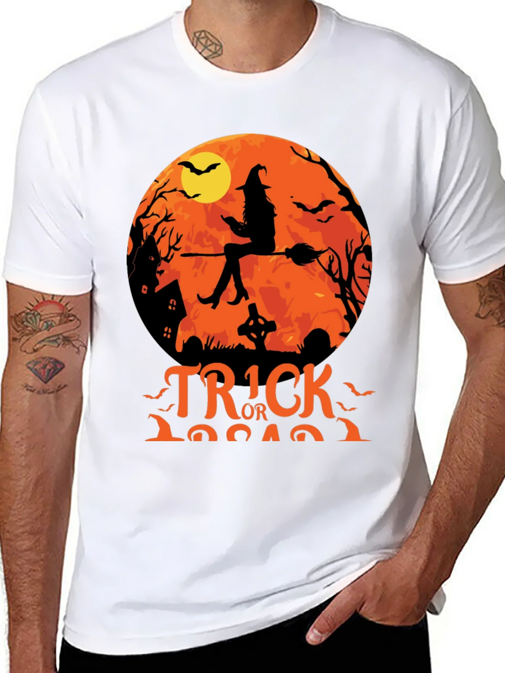 Halloween Witch T-Shirt: Trick or Treat Tee product image 7