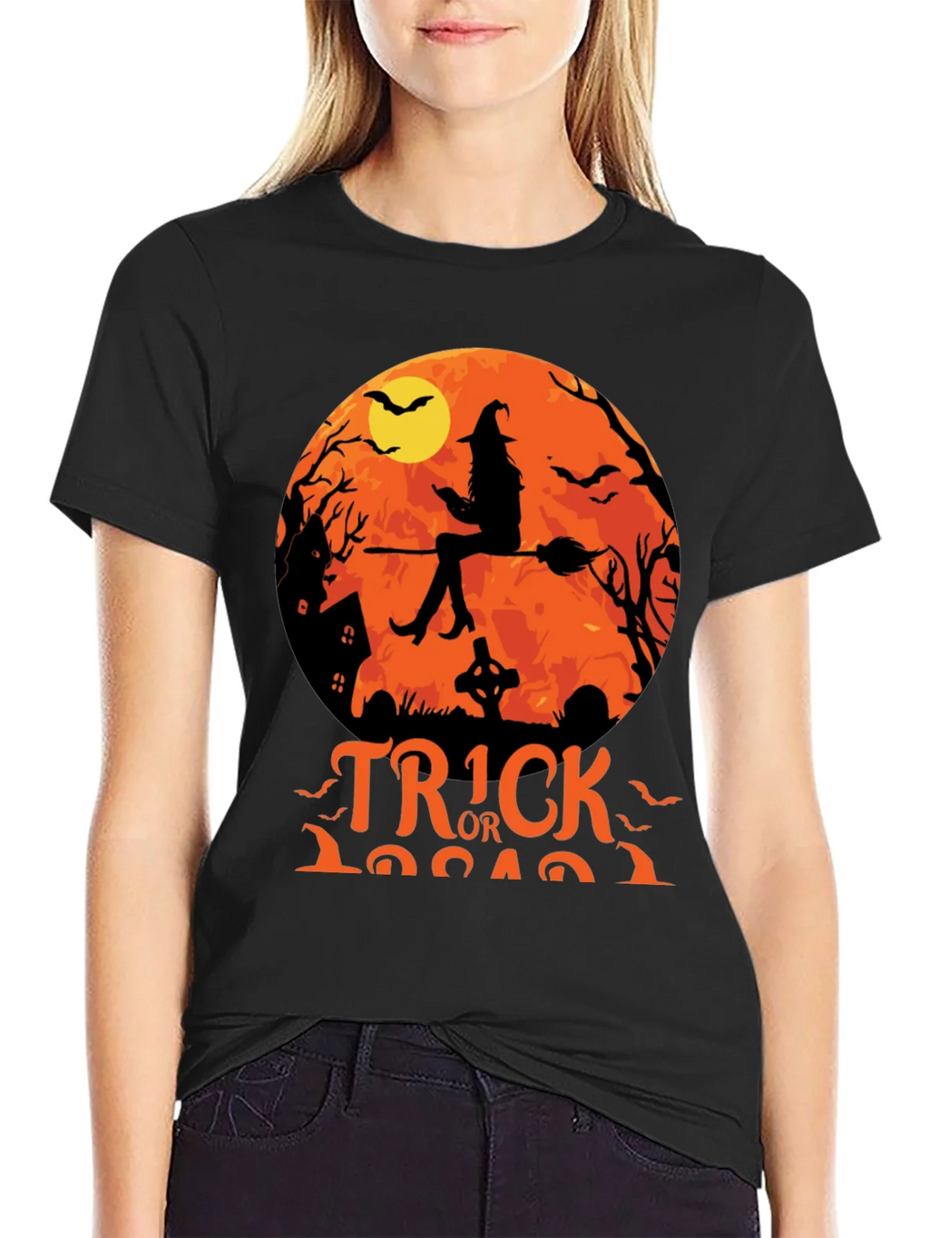 Halloween Witch T-Shirt: Trick or Treat Tee product image 2
