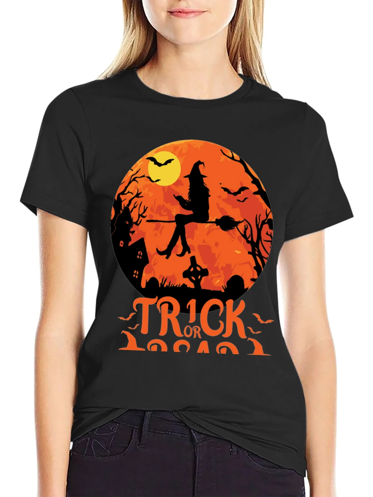 Halloween Witch T-Shirt: Trick or Treat Tee product image 2