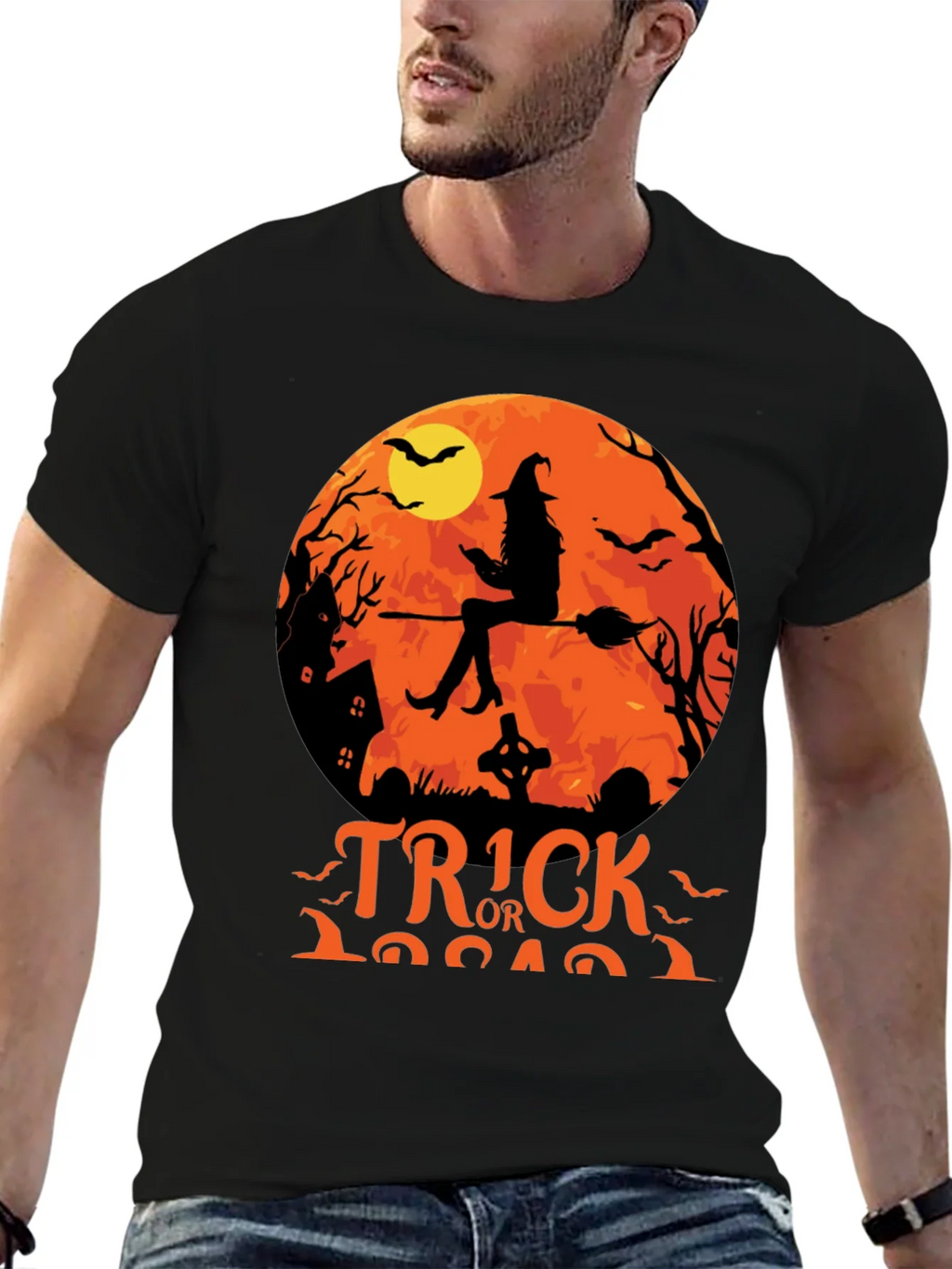 Halloween Witch T-Shirt: Trick or Treat Tee product image 6