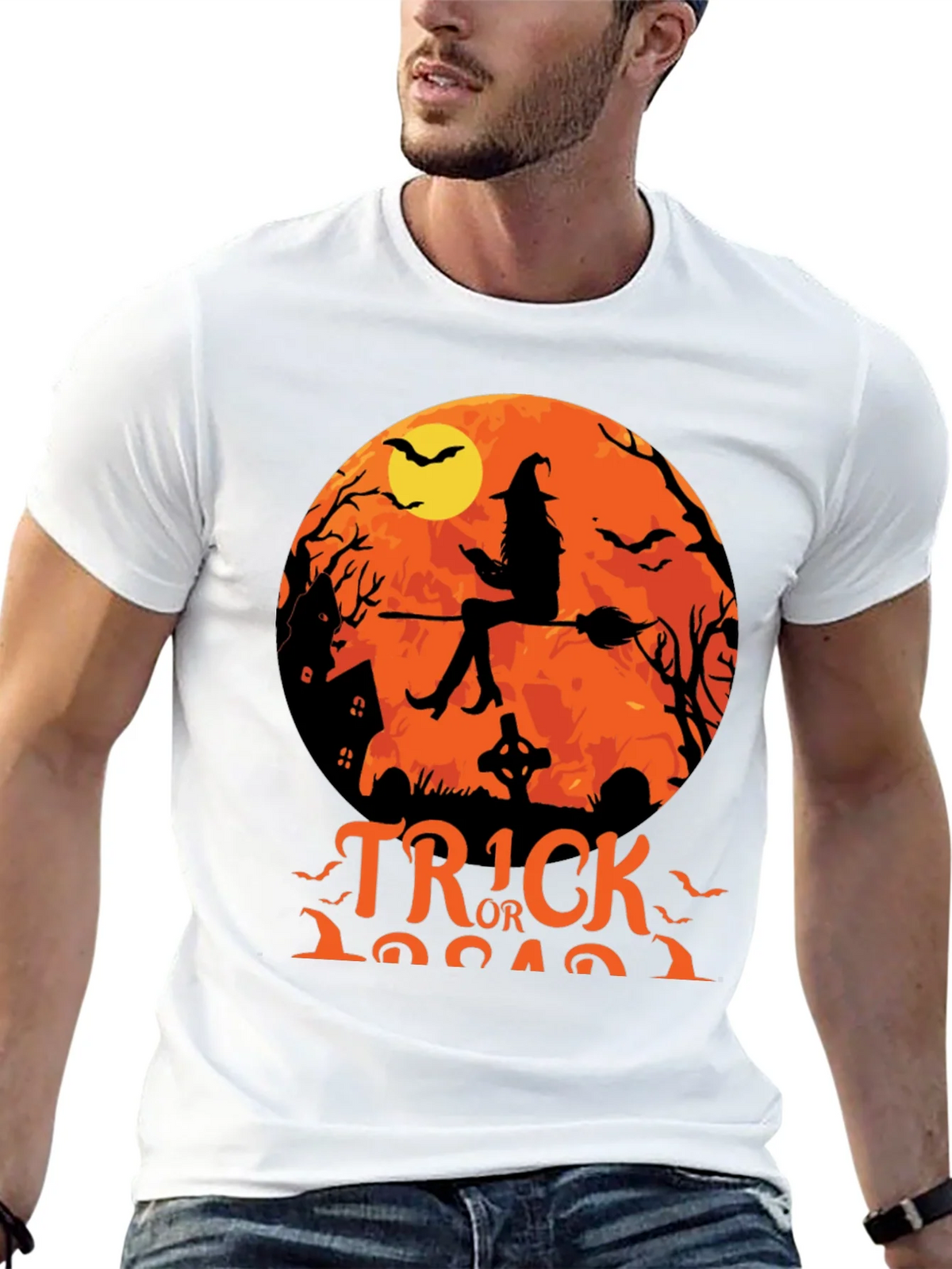 Halloween Witch T-Shirt: Trick or Treat Tee product image 12