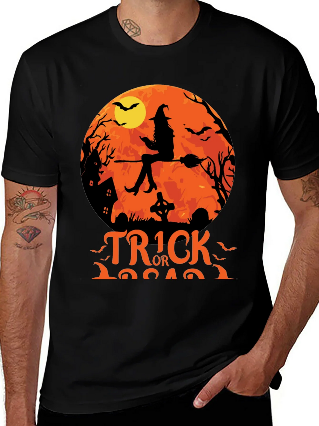 Halloween Witch T-Shirt: Trick or Treat Tee product image 1
