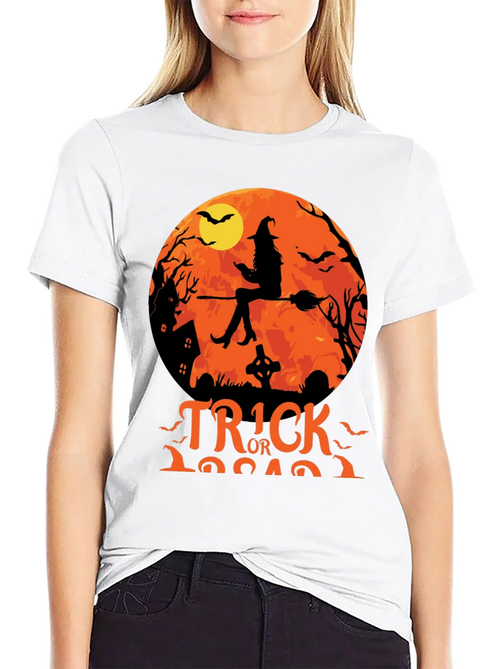 Halloween Witch T-Shirt: Trick or Treat Tee product image 8