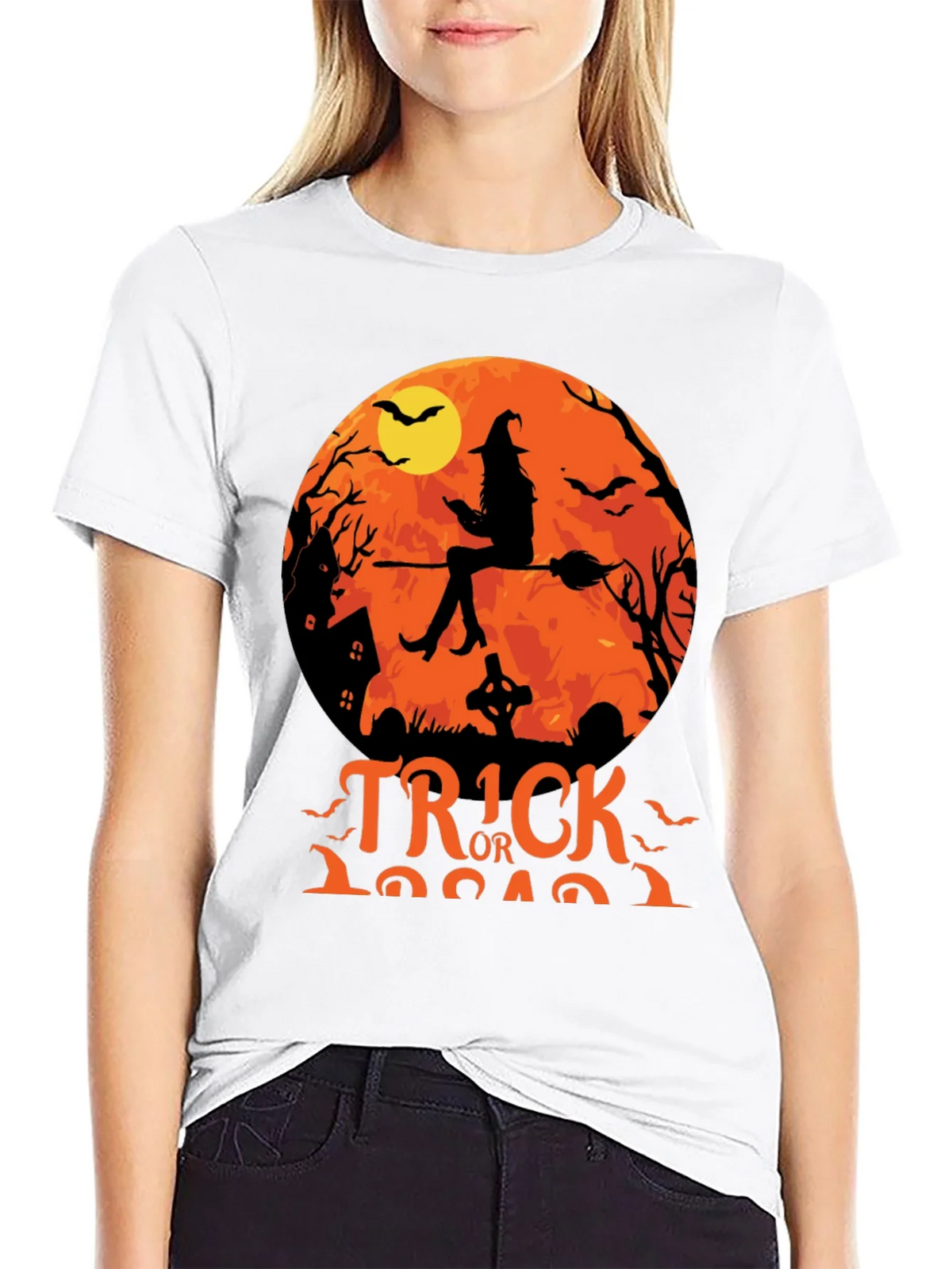 Halloween Witch T-Shirt: Trick or Treat Tee product image 8