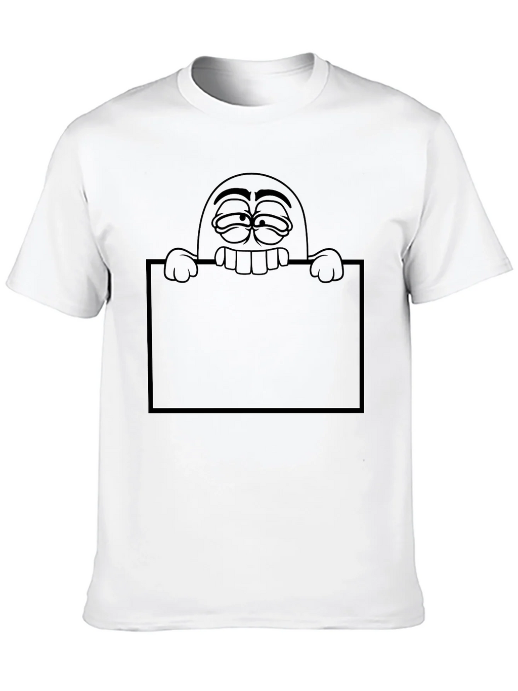 Funny Cartoon Graphic Black T-Shirt product image 9