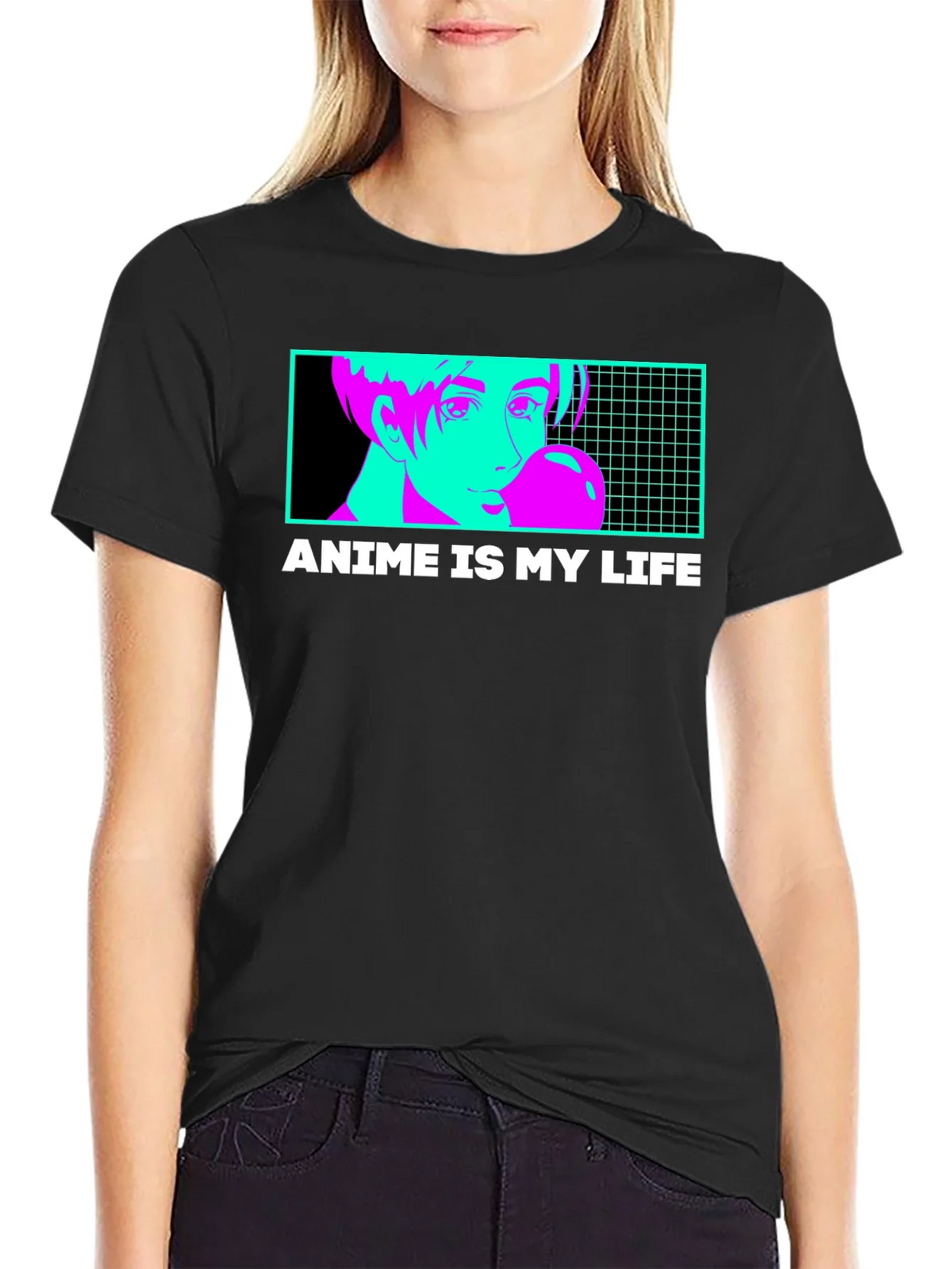 Anime Is My Life T-Shirt - Vaporwave Design product image 2