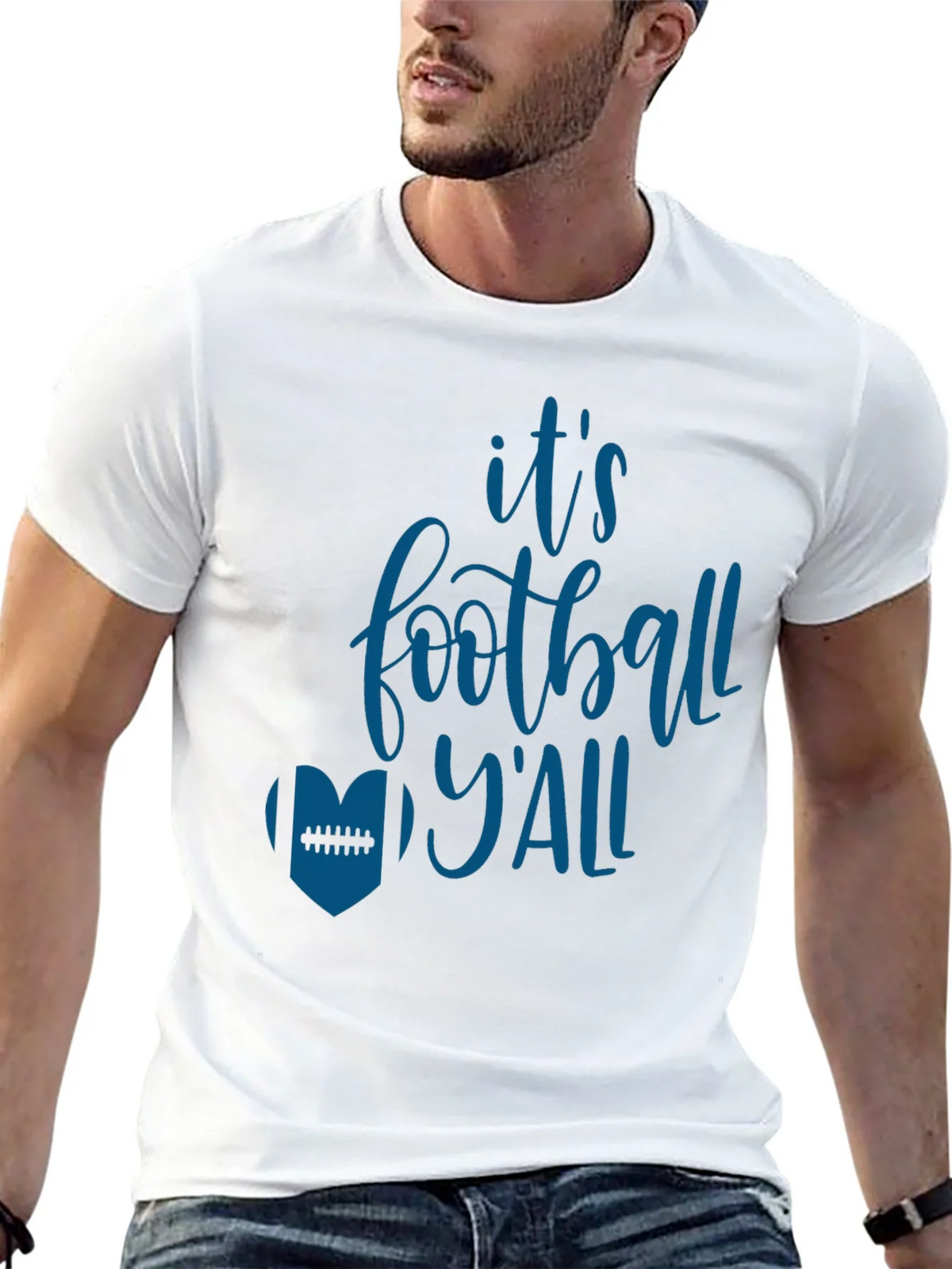 Its Football Yall Graphic Tee product image 12