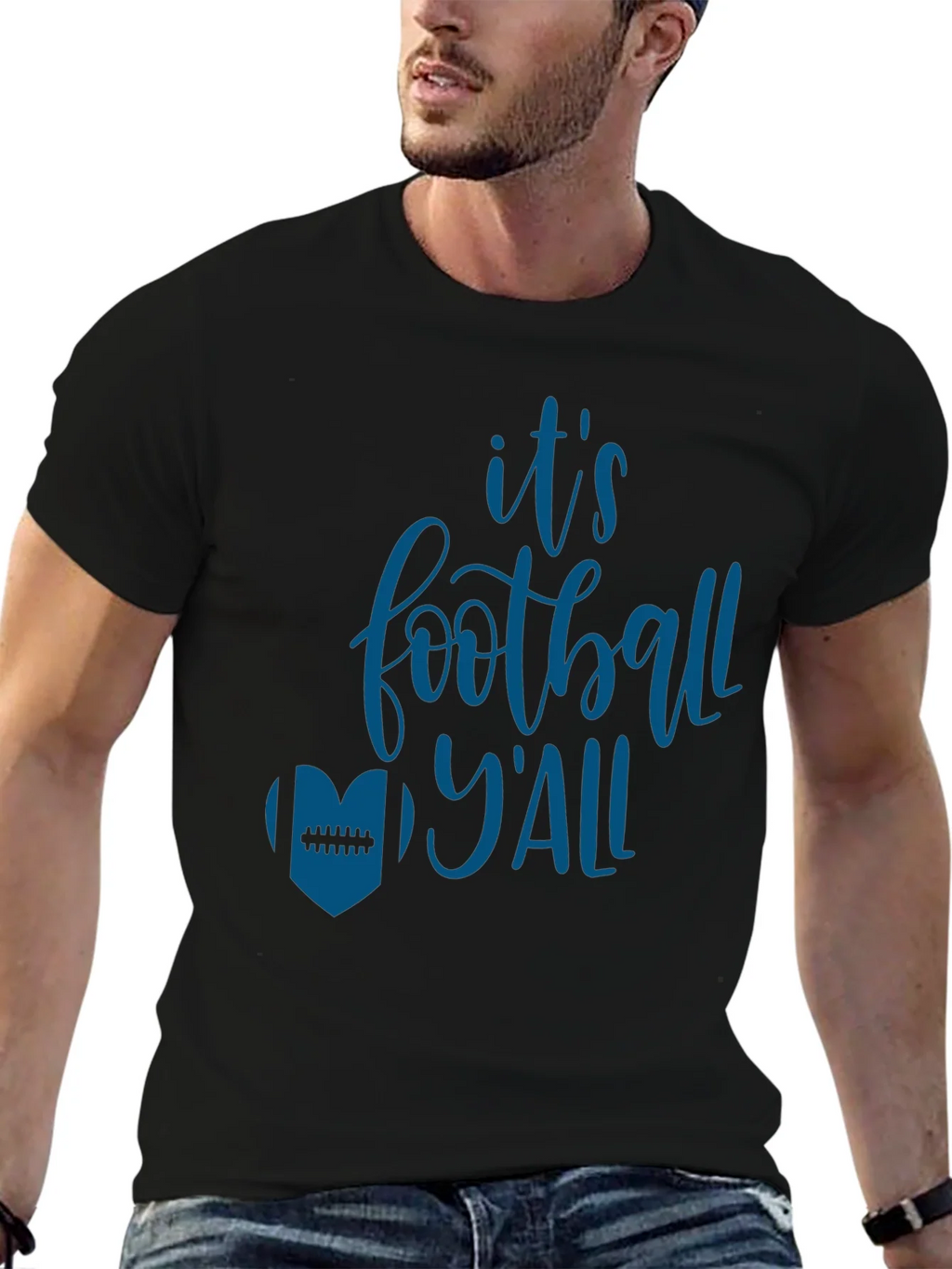 Its Football Yall Graphic Tee product image 6