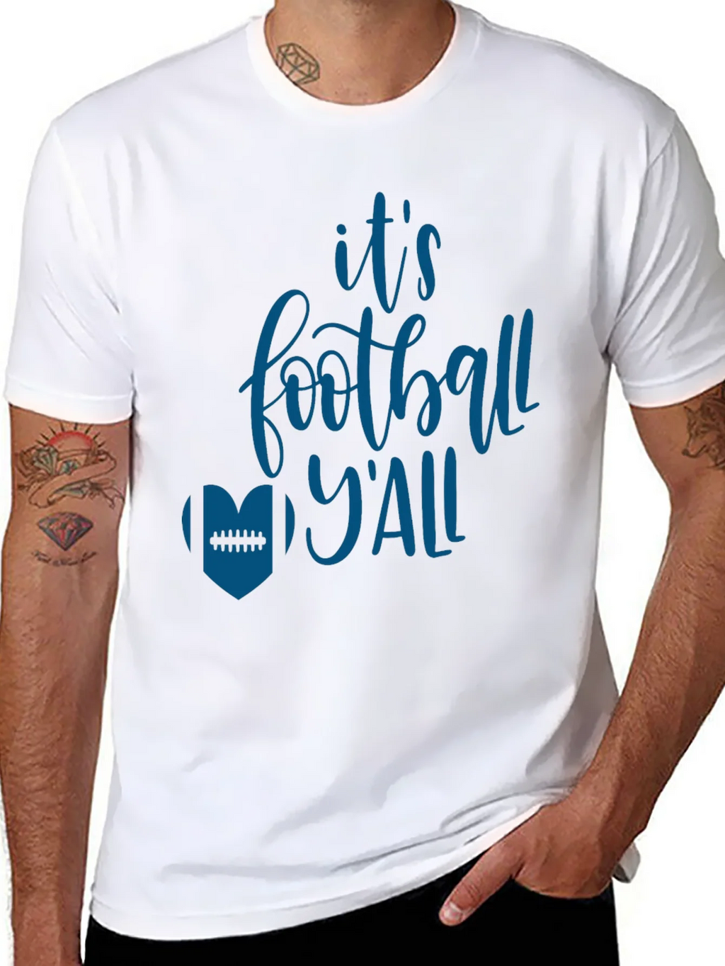 Its Football Yall Graphic Tee product image 7