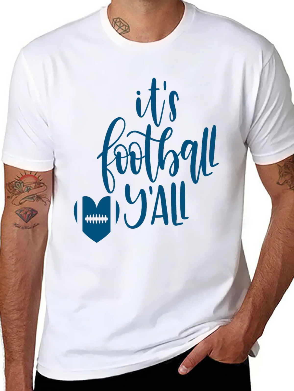 Its Football Yall Graphic Tee product image 7