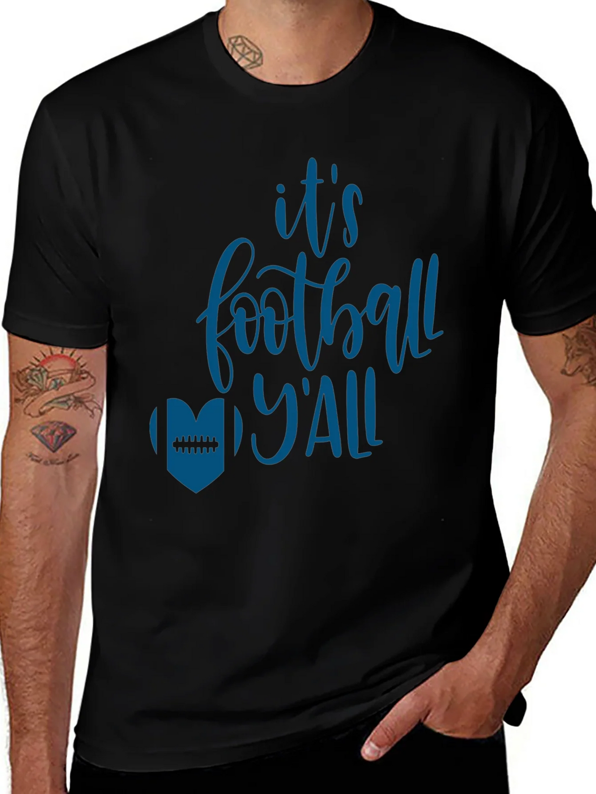 Its Football Yall Graphic Tee product image 1