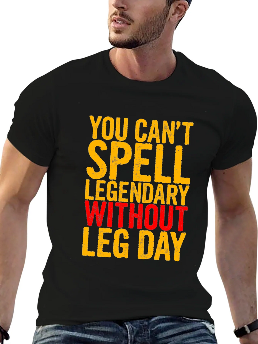 Leg Day Workout T-Shirt - Legendary Fitness Apparel product image 5