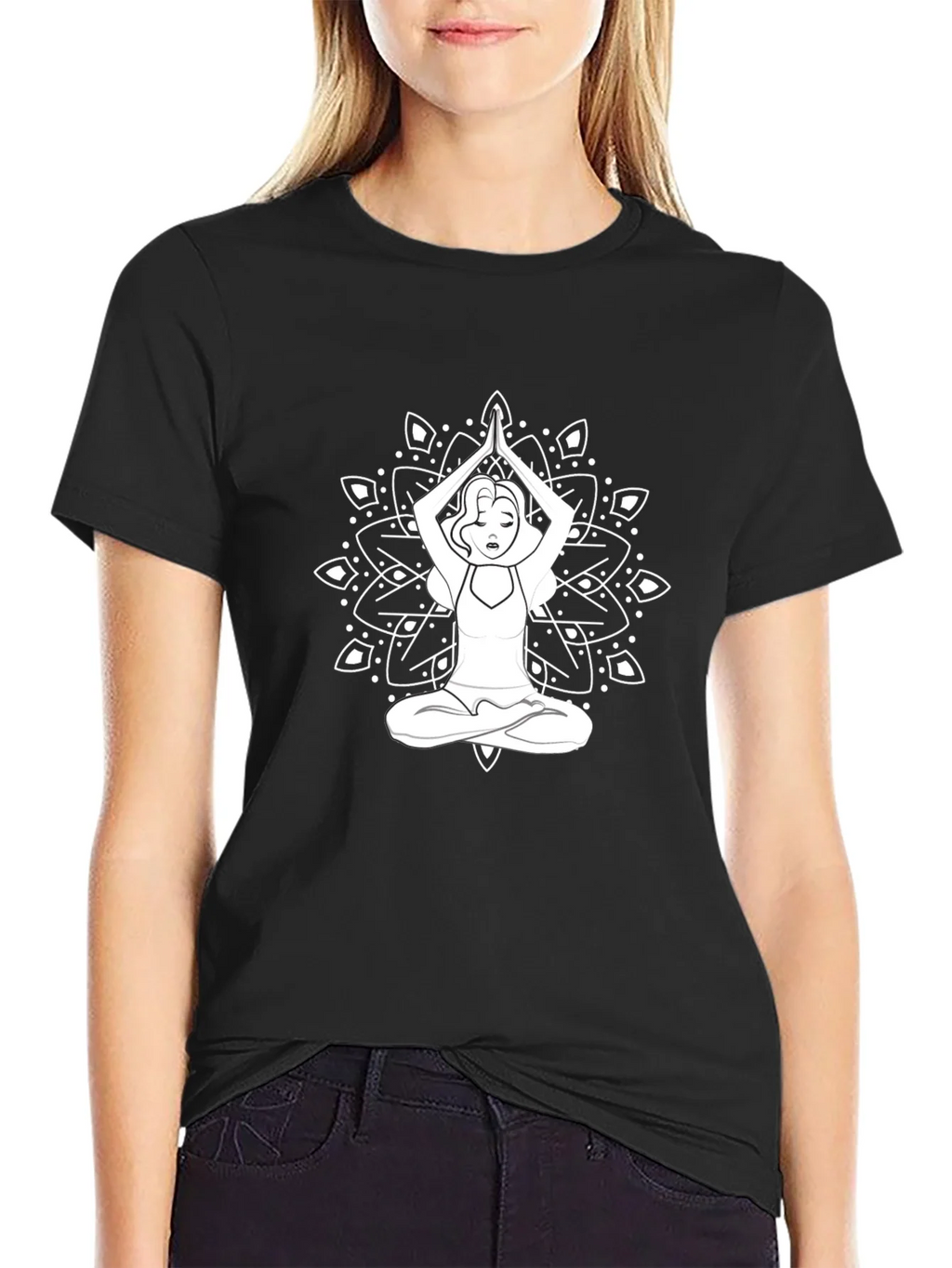 Yoga Mandala Graphic Tee - Relaxed Fit product image 2